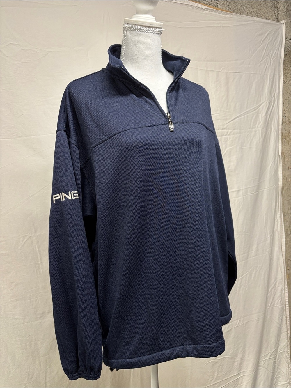 PING Navy Half-Zip Pullover